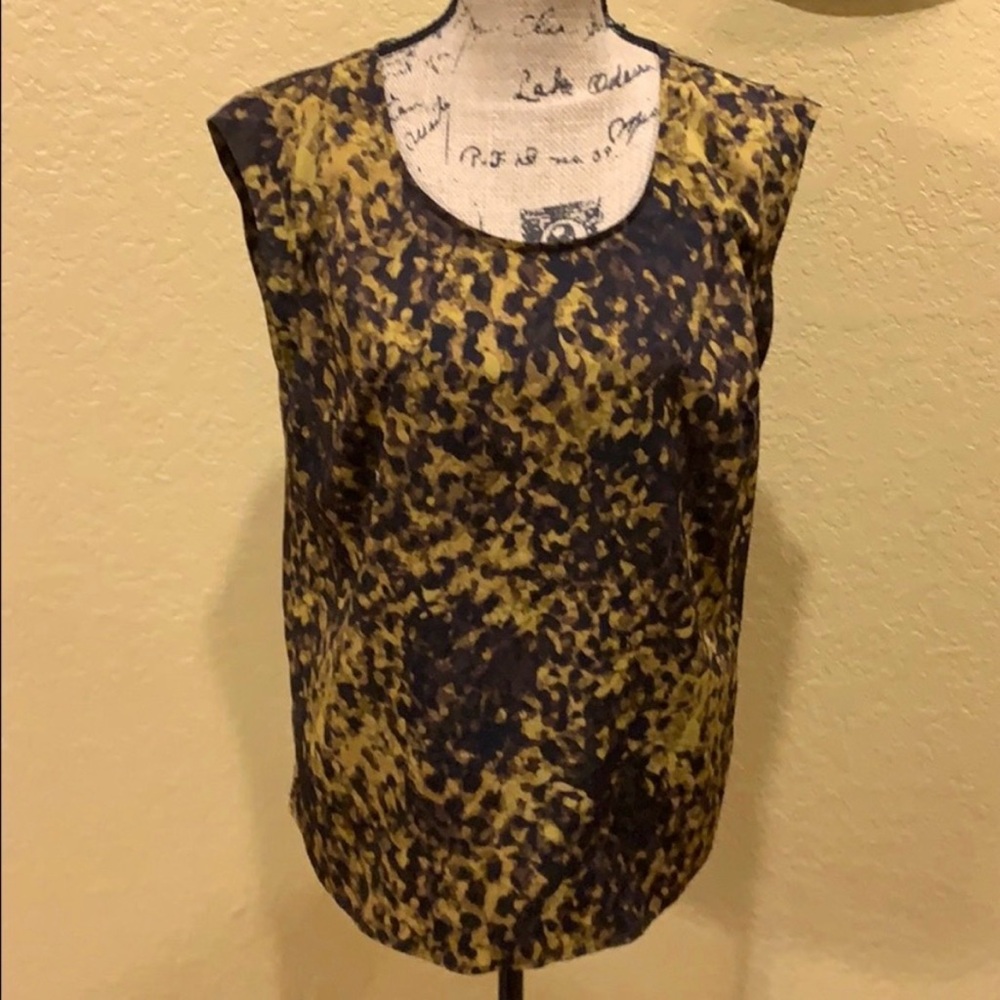 Merona sleeveless, leopard top, size XL, like new | offer in description